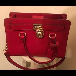 Very Beautiful !! Michael Kors Red Purse